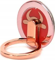 Uchwyty samochodowe do telefonów - M UCHWYT TELEFONU STOJAK GOLD UNIWERSALNY VEGA RING HOLDER RED - miniaturka - grafika 1