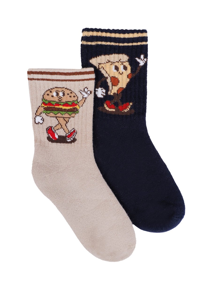 Skarpetki chłopięce skarpety dziecięce frotte bawełniane 2PAK 35-38 MYWAY