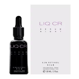 Liq CR Serum Night 0.3% Retinol Silk, koncentrat intensywnie korygujący na noc, 30ml 7071158 - Serum do twarzy - miniaturka - grafika 1