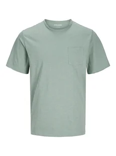 Jack & Jones Koszulka "Jake" w kolorze miętowym - Koszulki męskie - miniaturka - grafika 1