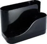 Przyborniki na biurko - Przybornik nabiurkowy Smart czarny - miniaturka - grafika 1