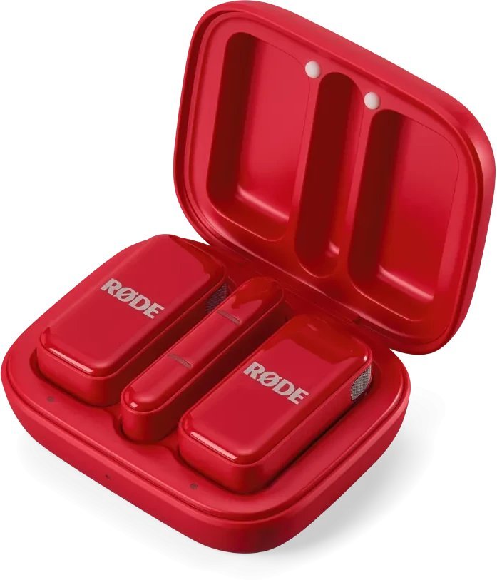Mikrofon Rode Wireless Micro czerwony WIMICROCRED