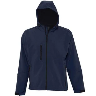 Męska Kurtka Soft Shell Replay Z Kapturem - Kurtki i kamizelki sportowe męskie - miniaturka - grafika 1