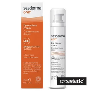 SesDerma C-VIT Eye Contour Cream Krem pod oczy 15 ml - Kosmetyki pod oczy - miniaturka - grafika 1