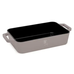 BRYTFANNA ŻELIWNA Z POWŁOKĄ CERAMICZNĄ BERLINGER HAUS BH-6526 TAUPE - Formy do ciast - miniaturka - grafika 1