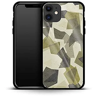 Luksusowe etui na telefon Geometric Camo Green Apple iPhone 11 - Etui i futerały do telefonów - miniaturka - grafika 1