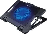 Podkładki chłodzące pod laptopa - C-TECH chladící podložka pod NTB CLP-S100, Až 17", 1x 140mm, 2x USB, modré podsvícení CLP-S100 - miniaturka - grafika 1
