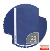 Teczki i skoroszyty - Biurfol SKOROSZYT A4 PP ZAWIESZKOWY : Kolor - Granatowy 41916 - miniaturka - grafika 1