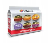 Kawa w kapsułkach i saszetkach - Jacbos, Kapsułki do Tassimo Jacobs Megapack, 80 szt. - miniaturka - grafika 1