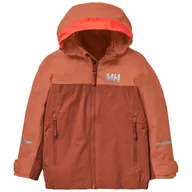 Kurtki i płaszcze dla chłopców - Helly Hansen K Shelter 2.0, kurtka przeciwdeszczowa, dziecięca, pomarańczowa - miniaturka - grafika 1