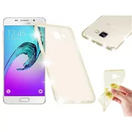 Etui i futerały do telefonów - Pokrowiec Ochronny Do Samsung Galaxy A5 2016 w PRZEZROCZYSTE ZŁOTO Etui Rhinestone Obudowa Case Cover Cadorabo - miniaturka - grafika 1