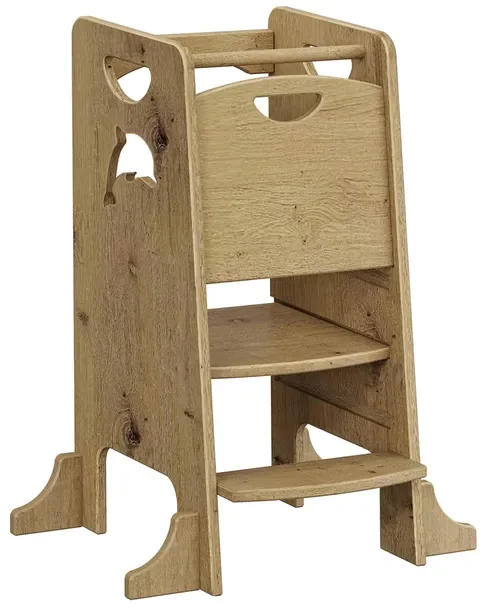 Pomocnik kuchenny kitchen helper stojak regulowany montessori dla dziecka