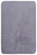 Dywaniki łazienkowe - DYWANIK ŁAZIENKOWY PLUSZOWY MIĘKKI MIŁY DO PRANIA ELEGANCKI DEKORACYJNY 50x80CM SZARY - miniaturka - grafika 1