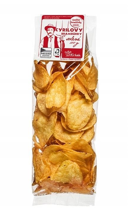 Cyrilovy Bramburky czeskie chipsy solone 100g