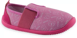 Buty dla dziewczynek - Kapcie domowe wsuwane dziecięce Befado 901X017 Softer Różowe - grafika 1