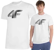 Koszulki męskie - Koszulka Męska 4f T-shirt Bawełniany Podkoszulek Sportowy Co Dzień 2257 M - miniaturka - grafika 1