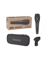 Mikrofony komputerowe - Shure NXN8/S - Mikrofon dynamiczny Nexadyne, Superkardioidalny ze złączem XLR, czarny - miniaturka - grafika 1