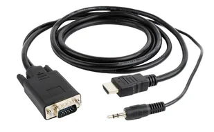 Gembird KABEL HDMI(M)->VGA+AUDIO 10M - Kable komputerowe i do monitorów - miniaturka - grafika 2