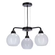 Lampy sufitowe - Caldera lampa wisząca 3-punktowa czarna 33-16232 - miniaturka - grafika 1
