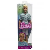 Lalki dla dziewczynek - Barbie Ken Fashionistas Lalka Niebieski T-shirt w kaktusy HJT10 Mattel - miniaturka - grafika 1