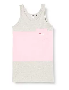 FILA Dziewczęca sukienka Cottbus, Light Grey Melange-liliowa saszetka, 98/104 cm - Torby męskie - miniaturka - grafika 1