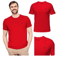 Koszulki męskie - Koszulka męska Z HAFTEM BAWEŁNA TURECKA, T-shirt Captain Mike M - miniaturka - grafika 1