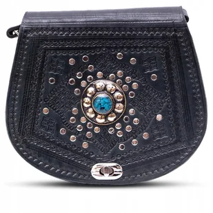 Torebka Damska Listonoszka Na Ramię Skórzana Orientalna Etniczna Z Maroko - Torebki damskie Torebka Damska Listonoszka Na Ramię Skórzana Orientalna Etniczna Z Maroko - Torebki damskie - miniaturka - grafika 1