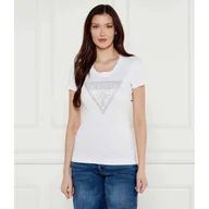 Koszulki i topy damskie - GUESS T-shirt Slim Fit - miniaturka - grafika 1