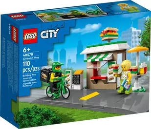 LEGO City klocki Sklepik z kanapkami 40578 - Klocki - miniaturka - grafika 1