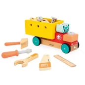 Zabawki sensoryczne - Ciężarówka do składania do ciągnięcia Brico `Kids Outlet - miniaturka - grafika 1