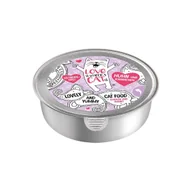 Mokra karma dla kotów - Love is where a cat is® z kurczakiem i królikiem 85g - miniaturka - grafika 1