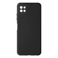 Etui i futerały do telefonów - Etui Samsung Galaxy A22 5G Silikonowe Półsztywne wykończenie Soft Touch czarne - miniaturka - grafika 1
