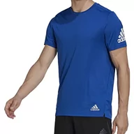 Koszulki męskie - adidas Męski t-shirt Run It Tee, rozmiar M (DE), niebieski, M - miniaturka - grafika 1
