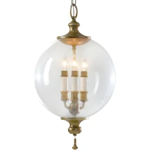 Lampa wisząca Argento - kolor transparentny, złoty - FE/ARGENTO/P - Lampy sufitowe - miniaturka - grafika 1