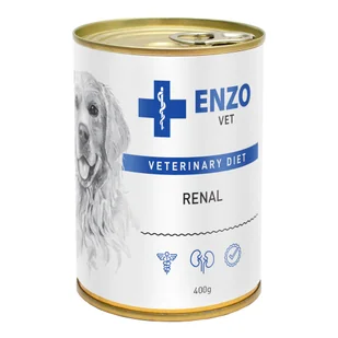 ENZO VET Renal dieta na choroby nerek z wołowiną dla psów 24x400g - Mokra karma dla psów - miniaturka - grafika 2