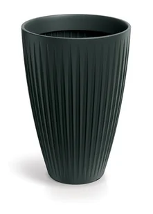 DONICZKA LATIA ROUND HIGH - ANTRACYT - Donice - miniaturka - grafika 1