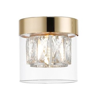Plafon Lampa Sufitowa Zuma Line Gem C0389-01A-F7AC Złoty