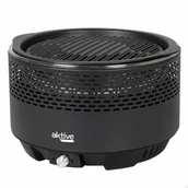 Grille - Aktive Przenośny grill Okrągła Bez dymu Czarny Ø 34 cm - miniaturka - grafika 1
