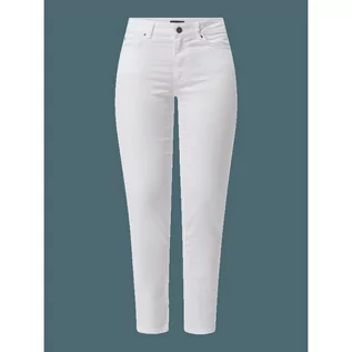 Spodnie damskie - Jeansy o kroju slim fit z dodatkiem streczu model Hazel - More & More - grafika 1