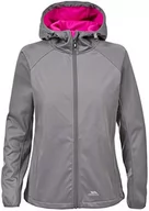 Kurtki damskie - Trespass sisely dla pań Softshell kurtka, szary, s FAJKSSM10001_STGS - miniaturka - grafika 1