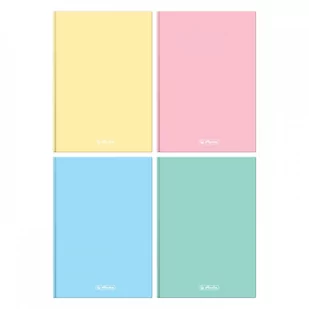 Brulion Tw.Opr. A5 96 Kartek Kratka Pastel Color Blocking Herlitz 9584558 - Zeszyty szkolne - miniaturka - grafika 1