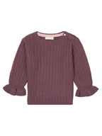 Bluzy i sweterki niemowlęce - Noppies Sweter "Frossay" w kolorze fioletowym - miniaturka - grafika 1
