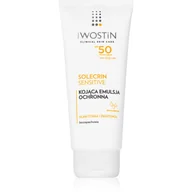 Balsamy i kremy do opalania - Iwostin Solecrin Sensitive emulsja ochronna SPF50 100 ml 7083462 - miniaturka - grafika 1