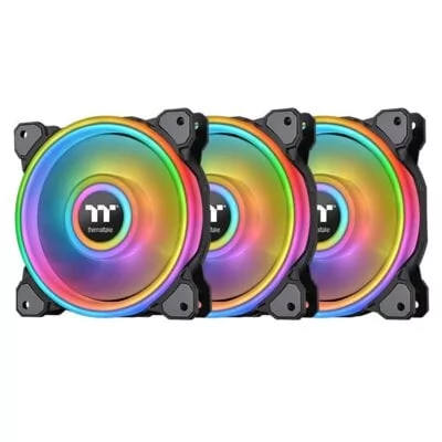 Thermaltake Riing Quad 14 RGB TT Premium Edition 3-pack + HUB Czarne CL-F089-PL14SW-A CL-F089-PL14SW-A