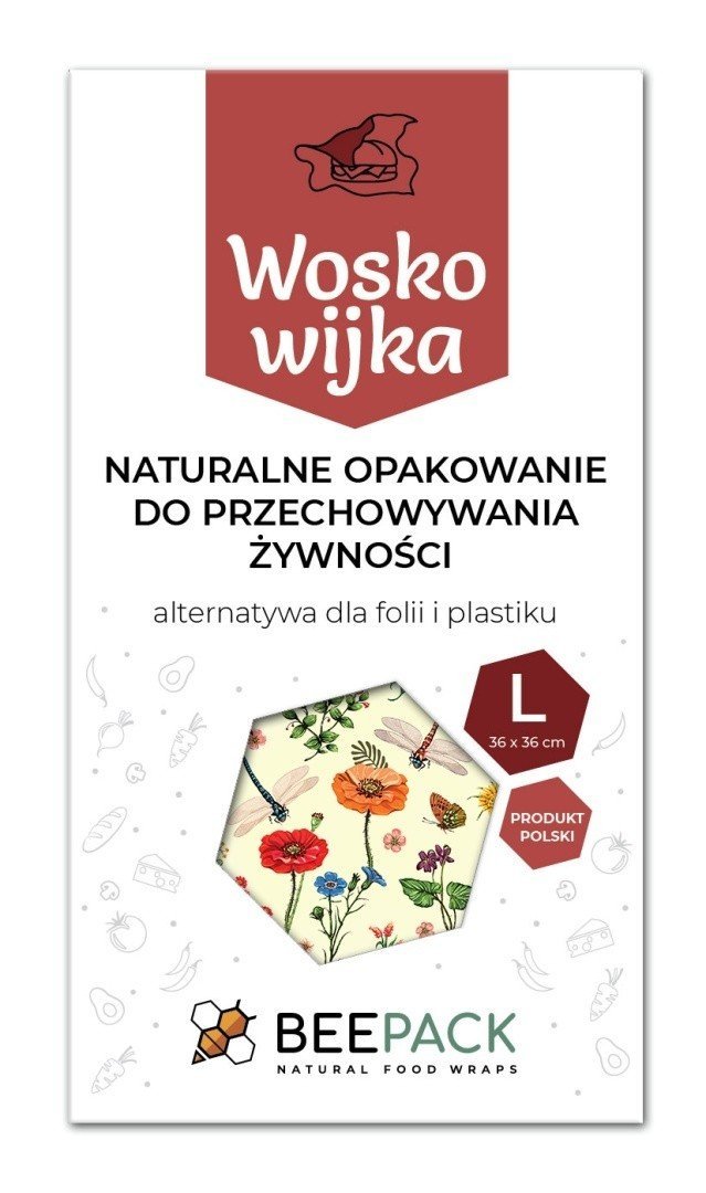 Woskowijka do przechowywania ĹĽywnoĹ›ci, ĹÄ„KA, BeePack