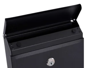 Skrzynka pocztowa na listy Hadvar czarna - Skrzynki na listy - miniaturka - grafika 7