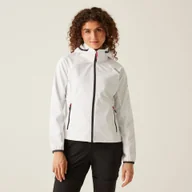 Kurtki i kamizelki sportowe damskie - Regatta Damski softshell Bourda Biały, Rozmiar: 46 - miniaturka - grafika 1