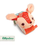 Grzechotki dla dzieci - Grzechotka na rękę Sarenka Stella z szeleszczącą folią ECO 0 m+ Lilliputiens - miniaturka - grafika 1