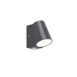 QAZQA Lampa zewnętrzna antracytowa z czujnikiem ruchu w tym LED - Uma - Lampy ogrodowe - miniaturka - grafika 1