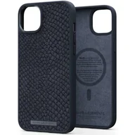 Etui i futerały do telefonów - Njord by Elements Etui ze skóry łososia do iPhone 14 Pro czarny - miniaturka - grafika 1